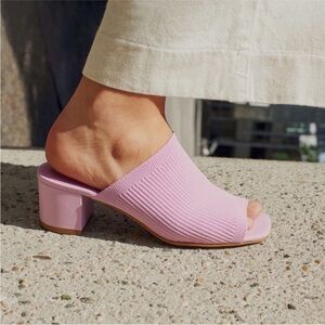 Everlane The Glove Mules ReKnit Heels size 7.5